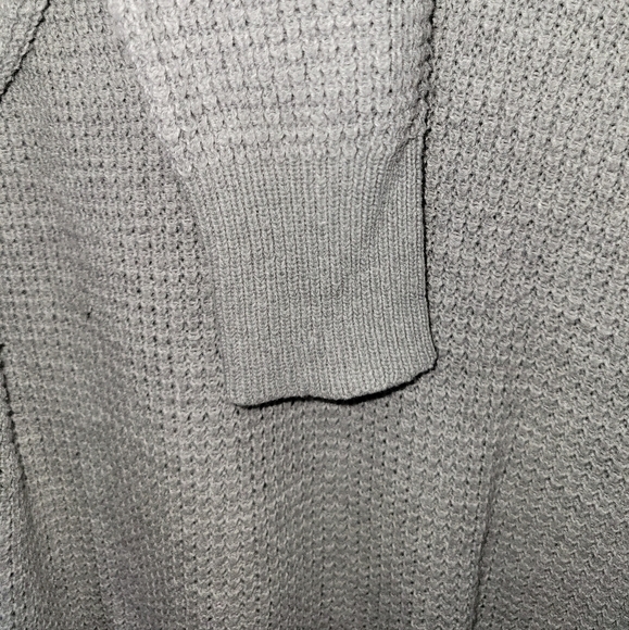 Cloth by RD cowl neck knit sweater tunic length grey large - Picture 3 of 8